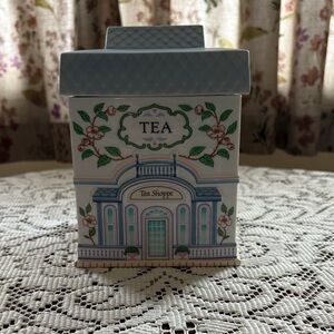 Vintage 1990 Lenox Village Canister —Tea